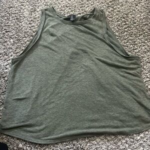 Forever 21 green open back tank top!